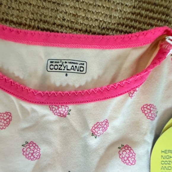 Pink Raspberry Kids Pajamas - Picture 3 of 4